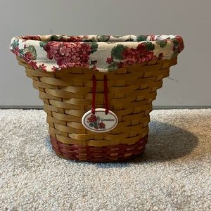 Longaberger geranium basket